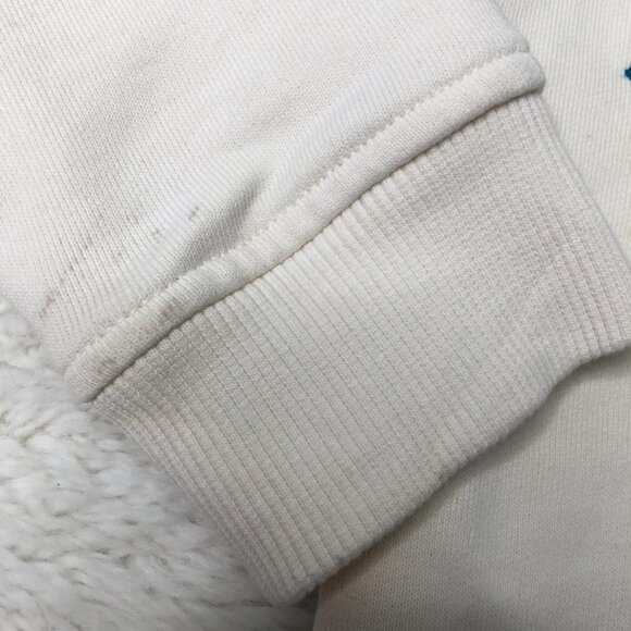 Hanna Andersson Little Girl Off White Floral Sweatshirt Top Size 4 Embroidered - Picture 2 of 12